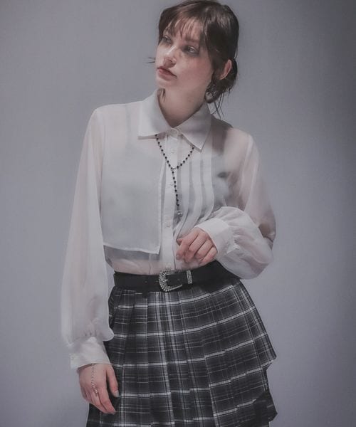 HARE 【新色予約中 LADIES】シアープリーツシャツ オフホワイト FREE ウィメンズインナー ハレ 302575 and ST アンドエスティ(旧ドットエスティ) HARE 【新色予約中 LADIES】シアープリーツシャツ オフホワイト FREE ウィメンズインナー ハレ 302575 and ST アンドエスティ(旧ドットエスティ)