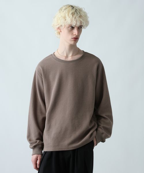 HARE ユルネックサーマルカットソー ベージュ FREE メンズインナー ハレ 313746 and ST アンドエスティ(旧ドットエスティ) HARE ユルネックサーマルカットソー ベージュ FREE メンズインナー ハレ 313746 and ST アンドエスティ(旧ドットエスティ)