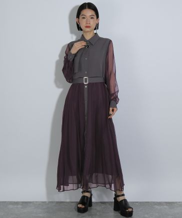 HARE（ハレ）の「プリーツキリカエワンピース(HARE)（ワンピース）」 - WEAR