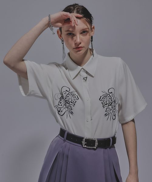 HARE 【SET UP対応 LADIES】トロミシシュウミドルシャツ ナチュラル FREE ウィメンズインナー ハレ 321475 and ST アンドエスティ(旧ドットエスティ) HARE 【SET UP対応 LADIES】トロミシシュウミドルシャツ ナチュラル FREE ウィメンズインナー ハレ 321475 and ST アンドエスティ(旧ドットエスティ)