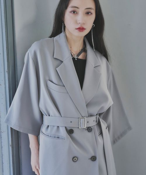 華麗 UP対応 SET LADIES】トロミビッグジャケット [公式]ハレ（HARE | ジャケット・アウター