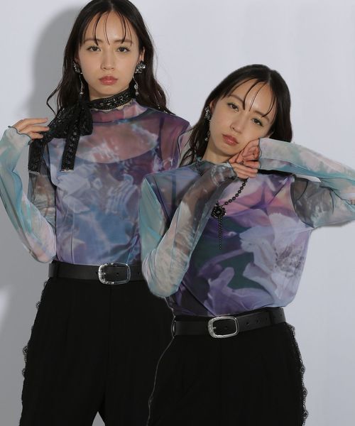 HARE 【LADIES】2WAYアートガラシアートップス グリーン FREE ウィメンズインナー ハレ 323082 and ST アンドエスティ(旧ドットエスティ) HARE 【LADIES】2WAYアートガラシアートップス グリーン FREE ウィメンズインナー ハレ 323082 and ST アンドエスティ(旧ドットエスティ)