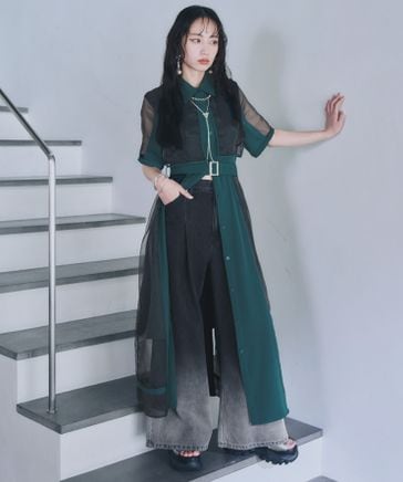 WEB先行予約 LADIES】シアーパイピングワンピース | [公式]ハレ