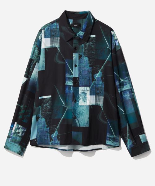 HARE 【WEB限定】マルチマテリアルパターンシャツ ブルー M メンズインナー ハレ 326590 and ST アンドエスティ(旧ドットエスティ) HARE 【WEB限定】マルチマテリアルパターンシャツ ブルー M メンズインナー ハレ 326590 and ST アンドエスティ(旧ドットエスティ)