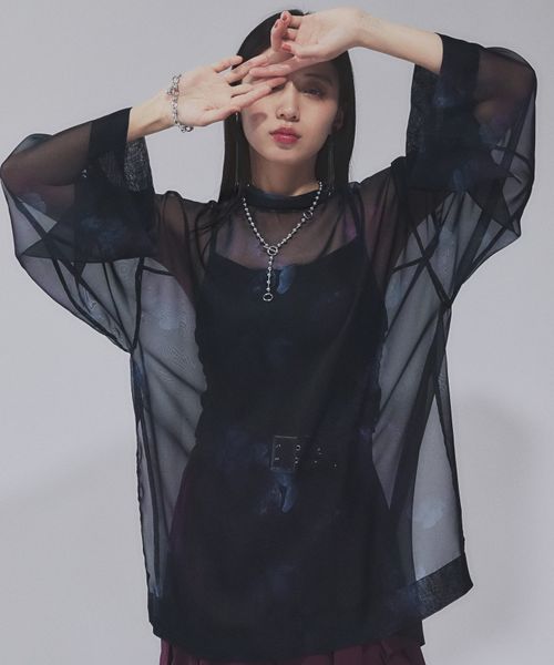 HARE 【LADIES】ガラシアービッグプルオーバー ブルー FREE ウィメンズインナー ハレ 326675 and ST アンドエスティ(旧ドットエスティ) HARE 【LADIES】ガラシアービッグプルオーバー ブルー FREE ウィメンズインナー ハレ 326675 and ST アンドエスティ(旧ドットエスティ)