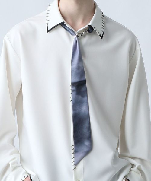 HARE スカーフネックレス ライトグレー FREE メンズグッズ ハレ 326911 and ST アンドエスティ（旧ドットエスティ）