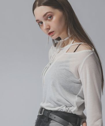 セール】ハーフZIPキリカエポロカット(HARE)（Tシャツ
