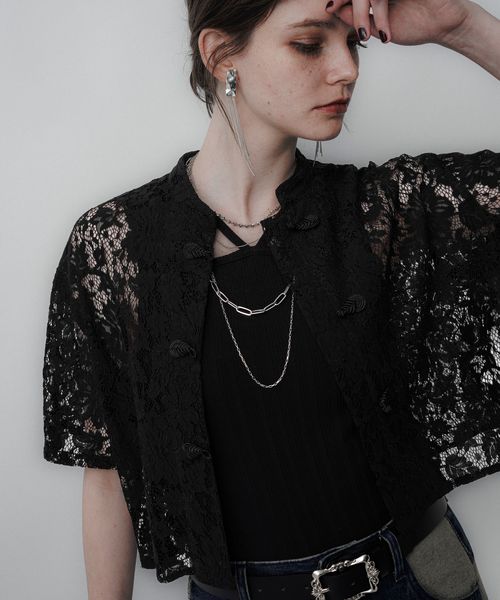 HARE 【新色予約中 LADIES】チャイナレースシャツ ブラック FREE ウィメンズインナー ハレ 328291 and ST アンドエスティ(旧ドットエスティ) HARE 【新色予約中 LADIES】チャイナレースシャツ ブラック FREE ウィメンズインナー ハレ 328291 and ST アンドエスティ(旧ドットエスティ)