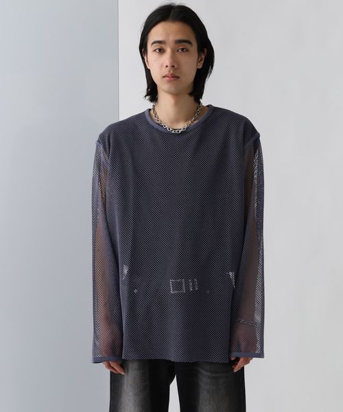 HARE OVERメッシュカットプルオーバー パープル FREE メンズインナー ハレ 328498 and ST アンドエスティ(旧ドットエスティ) HARE OVERメッシュカットプルオーバー パープル FREE メンズインナー ハレ 328498 and ST アンドエスティ(旧ドットエスティ)