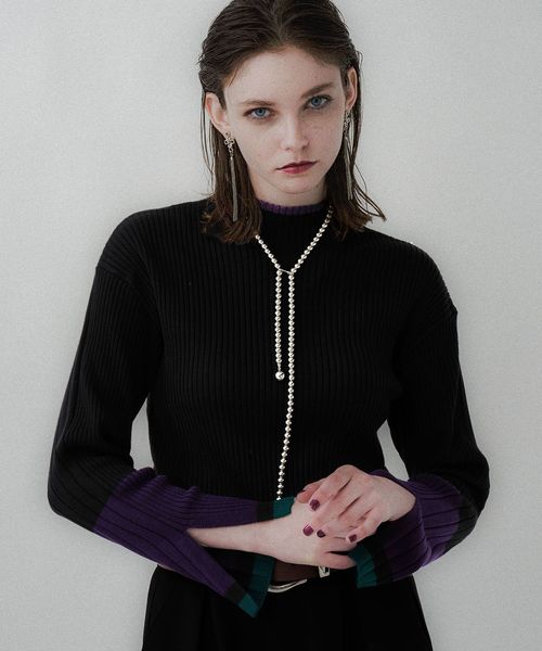 HARE 【LADIES】ハイショクリブタイトニットプルオーバー パープル FREE ウィメンズインナー ハレ 452337 and ST アンドエスティ（旧ドットエスティ）