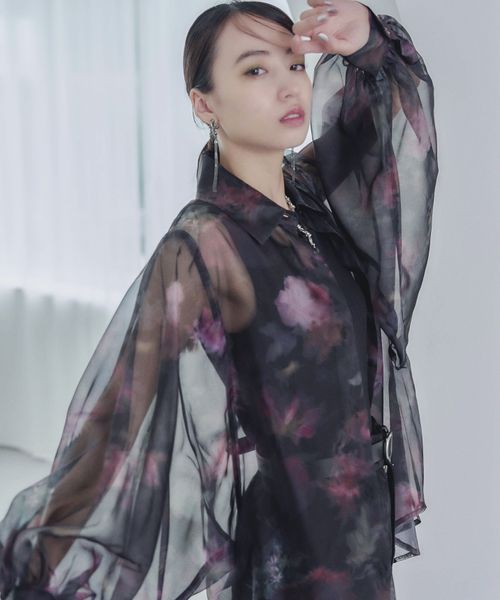HARE 【SETUP対応 LADIES】ARTflowerシアーシャツ クリア FREE ウィメンズインナー ハレ 452735 and ST アンドエスティ(旧ドットエスティ) HARE 【SETUP対応 LADIES】ARTflowerシアーシャツ クリア FREE ウィメンズインナー ハレ 452735 and ST アンドエスティ(旧ドットエスティ)