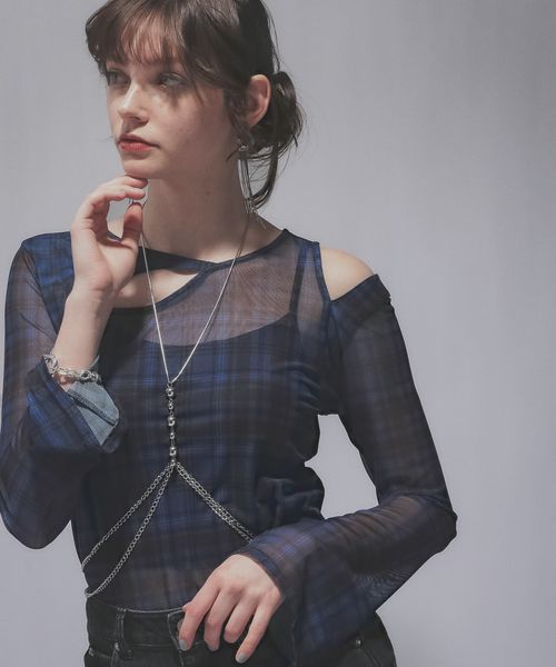 HARE 【SET UP対応 LADIES】チェックガラシアータイトT ネイビー FREE ウィメンズインナー ハレ 453376 and ST アンドエスティ(旧ドットエスティ) HARE 【SET UP対応 LADIES】チェックガラシアータイトT ネイビー FREE ウィメンズインナー ハレ 453376 and ST アンドエスティ(旧ドットエスティ)