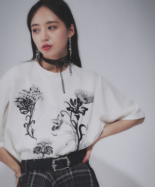 HARE 【LADIES】レトロフラワーシシュウT ナチュラル FREE ウィメンズインナー ハレ 459838 and ST アンドエスティ(旧ドットエスティ) HARE 【LADIES】レトロフラワーシシュウT ナチュラル FREE ウィメンズインナー ハレ 459838 and ST アンドエスティ(旧ドットエスティ)