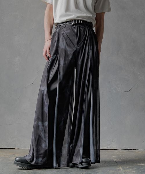 HARE 【SET UP対応】シアーレイヤードパンツ ナチュラル M メンズボトムス ハレ 490849 and ST アンドエスティ(旧ドットエスティ) HARE 【SET UP対応】シアーレイヤードパンツ ナチュラル M メンズボトムス ハレ 490849 and ST アンドエスティ(旧ドットエスティ)