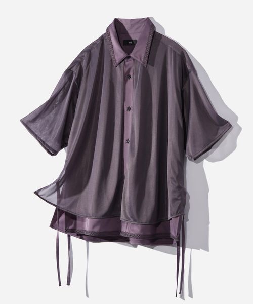 HARE 【SET UP対応】シアーレイヤードシャツSS パープル FREE メンズインナー ハレ 490989 and ST アンドエスティ(旧ドットエスティ) HARE 【SET UP対応】シアーレイヤードシャツSS パープル FREE メンズインナー ハレ 490989 and ST アンドエスティ(旧ドットエスティ)