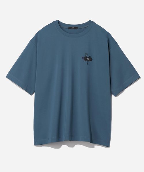 HARE 【追加予約受付中 接触冷感】タグロゴシシュウカットソー ブルー S メンズインナー ハレ 491083 and ST アンドエスティ(旧ドットエスティ) HARE 【追加予約受付中 接触冷感】タグロゴシシュウカットソー ブルー S メンズインナー ハレ 491083 and ST アンドエスティ(旧ドットエスティ)