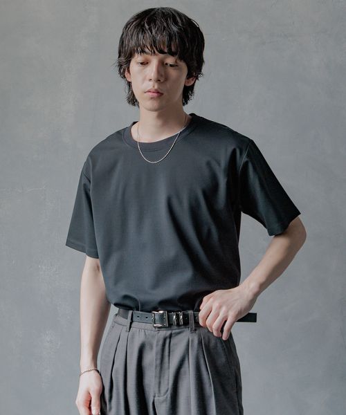 HARE 【接触冷感 汗シミ低減】ICYポンチコンパクトカットソー ブラック S メンズインナー ハレ 491103 and ST アンドエスティ(旧ドットエスティ) HARE 【接触冷感 汗シミ低減】ICYポンチコンパクトカットソー ブラック S メンズインナー ハレ 491103 and ST アンドエスティ(旧ドットエスティ)