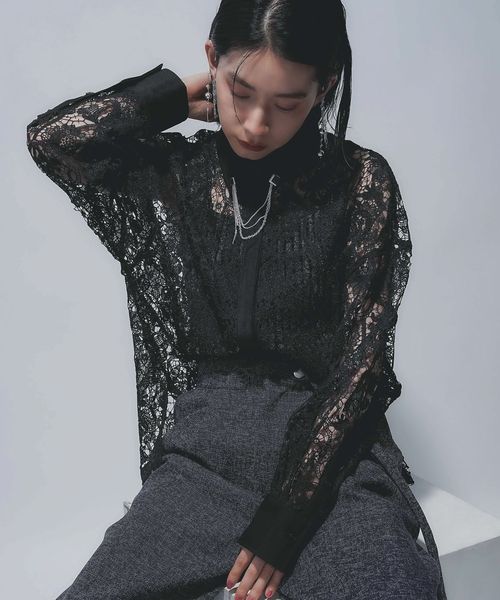 HARE 【SET UP対応 LADIES】ミドルレースシャツ ブラック FREE ウィメンズインナー ハレ 492320 and ST アンドエスティ(旧ドットエスティ) HARE 【SET UP対応 LADIES】ミドルレースシャツ ブラック FREE ウィメンズインナー ハレ 492320 and ST アンドエスティ(旧ドットエスティ)