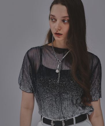 SLY | LACE UP SLEEVE CUT トップス (Tシャツ・カットソー(長袖