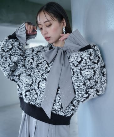 LADIES】2WAYダマスクガラニットプルオーバー | [公式]ハレ（HARE）通販