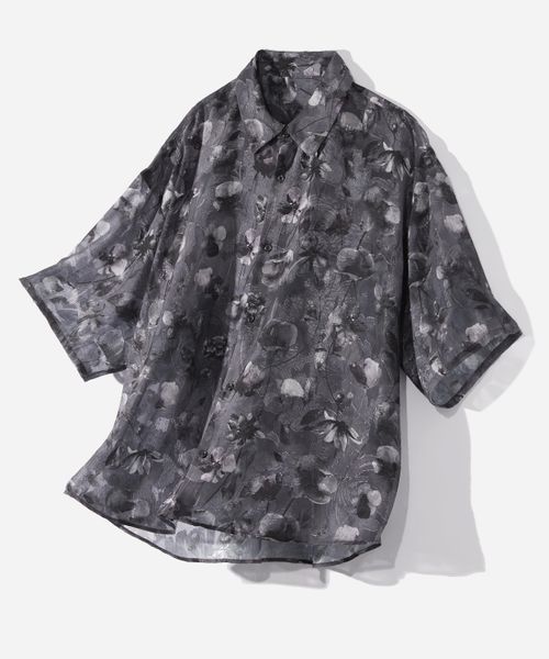 HARE ジャガードフラワーシアーガラシャツSS パープル M メンズインナー ハレ 493039 and ST アンドエスティ(旧ドットエスティ) HARE ジャガードフラワーシアーガラシャツSS パープル M メンズインナー ハレ 493039 and ST アンドエスティ(旧ドットエスティ)