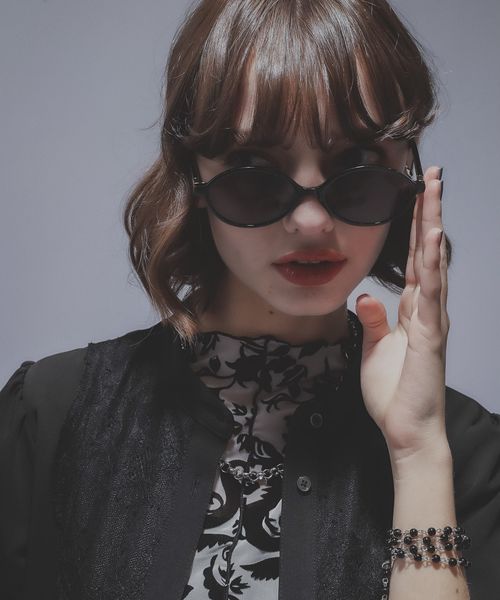 HARE 【LADIES】レトロラウンドサングラス ブラック ウィメンズグッズ ハレ 495889 and ST アンドエスティ(旧ドットエスティ) HARE 【LADIES】レトロラウンドサングラス ブラック ウィメンズグッズ ハレ 495889 and ST アンドエスティ(旧ドットエスティ)