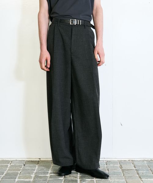 HARE 【新色カラー追加予約受付中 SET UP対応】メランジワイドテーパードパンツ ナチュラル M メンズボトムス ハレ 497067 and ST アンドエスティ(旧ドットエスティ) HARE 【新色カラー追加予約受付中 SET UP対応】メランジワイドテーパードパンツ ナチュラル M メンズボトムス ハレ 497067 and ST アンドエスティ(旧ドットエスティ)