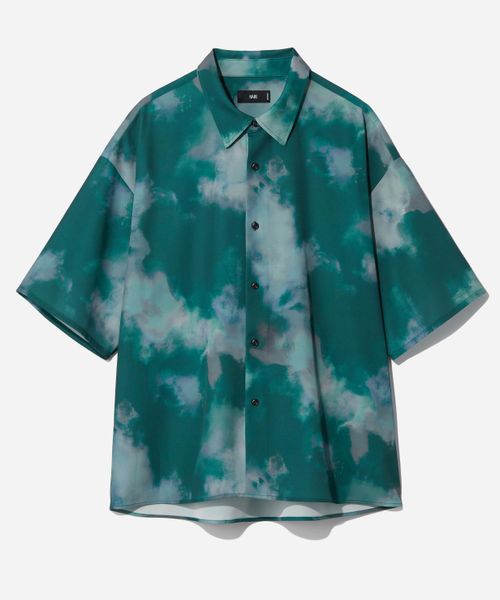 HARE 【WEB限定】マルチマテリアルパターンシャツSS グリーン M メンズインナー ハレ 497756 and ST アンドエスティ(旧ドットエスティ) HARE 【WEB限定】マルチマテリアルパターンシャツSS グリーン M メンズインナー ハレ 497756 and ST アンドエスティ(旧ドットエスティ)