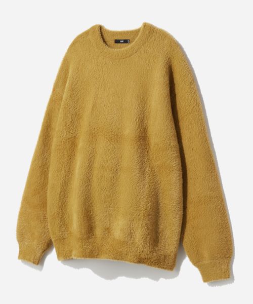 HARE SOFTシャギーニットプルオーバー イエロー M メンズインナー ハレ 498779 and ST アンドエスティ(旧ドットエスティ) HARE SOFTシャギーニットプルオーバー イエロー M メンズインナー ハレ 498779 and ST アンドエスティ(旧ドットエスティ)