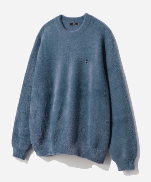 HARE SOFTシャギーニットプルオーバー ブルー S メンズインナー ハレ 498779 and ST アンドエスティ(旧ドットエスティ) HARE SOFTシャギーニットプルオーバー ブルー S メンズインナー ハレ 498779 and ST アンドエスティ(旧ドットエスティ)