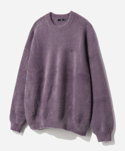 HARE SOFTシャギーニットプルオーバー パープル M メンズインナー ハレ 498779 and ST アンドエスティ(旧ドットエスティ) HARE SOFTシャギーニットプルオーバー パープル M メンズインナー ハレ 498779 and ST アンドエスティ(旧ドットエスティ)