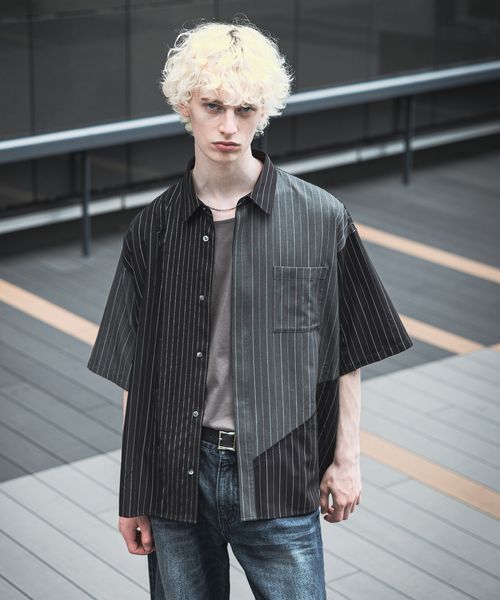 HARE 【一部カラーSET UP対応】サイコウチクストライプシャツ ナチュラル FREE メンズインナー ハレ 498803 and ST アンドエスティ(旧ドットエスティ) HARE 【一部カラーSET UP対応】サイコウチクストライプシャツ ナチュラル FREE メンズインナー ハレ 498803 and ST アンドエスティ(旧ドットエスティ)