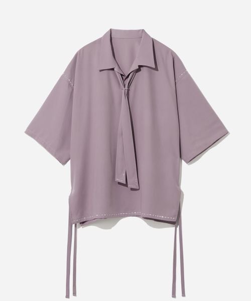 HARE 【一部カラーSET UP対応】メタルパーツボウタイシャツ パープル FREE メンズインナー ハレ 498982 and ST アンドエスティ(旧ドットエスティ) HARE 【一部カラーSET UP対応】メタルパーツボウタイシャツ パープル FREE メンズインナー ハレ 498982 and ST アンドエスティ(旧ドットエスティ)