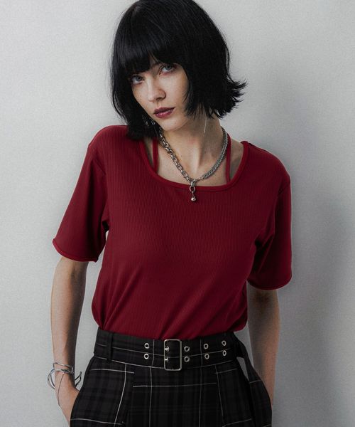HARE 【LADIES】ハイショクリブT ボルドー FREE ウィメンズインナー ハレ 523837 and ST アンドエスティ(旧ドットエスティ) HARE 【LADIES】ハイショクリブT ボルドー FREE ウィメンズインナー ハレ 523837 and ST アンドエスティ(旧ドットエスティ)