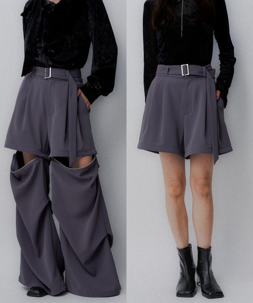 HARE 【一部カラー予約中 LADIES】マルチWAYアソートパラシュートパンツ パープル FREE ウィメンズボトムス ハレ 571106 and ST アンドエスティ(旧ドットエスティ) HARE 【一部カラー予約中 LADIES】マルチWAYアソートパラシュートパンツ パープル FREE ウィメンズボトムス ハレ 571106 and ST アンドエスティ(旧ドットエスティ)