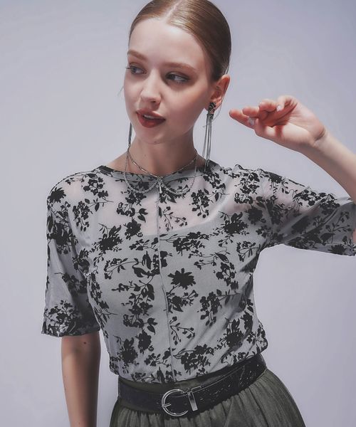 HARE 【LADIES】2WAYフラワーフロッキーUネックT ライトグレー FREE ウィメンズインナー ハレ 571121 and ST アンドエスティ(旧ドットエスティ) HARE 【LADIES】2WAYフラワーフロッキーUネックT ライトグレー FREE ウィメンズインナー ハレ 571121 and ST アンドエスティ(旧ドットエスティ)