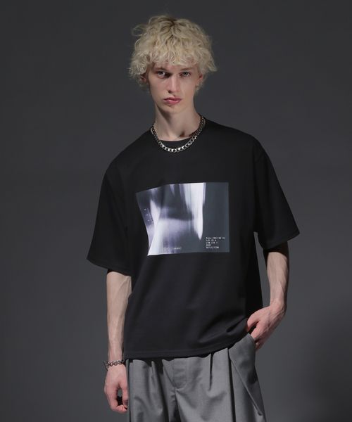 HARE REFLECTIONフォトモチーフカット ブラック FREE メンズインナー ハレ 571459 and ST アンドエスティ(旧ドットエスティ) HARE REFLECTIONフォトモチーフカット ブラック FREE メンズインナー ハレ 571459 and ST アンドエスティ(旧ドットエスティ)