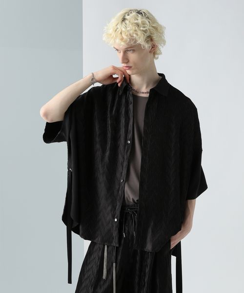 HARE 【SET UP対応】CHO-CHINシャツ ブラック FREE メンズインナー ハレ 571499 and ST アンドエスティ(旧ドットエスティ) HARE 【SET UP対応】CHO-CHINシャツ ブラック FREE メンズインナー ハレ 571499 and ST アンドエスティ(旧ドットエスティ)
