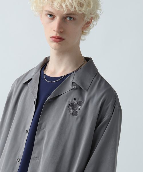 HARE シルキーグロウシシュウシャツ グレー S メンズインナー ハレ 574636 and ST アンドエスティ(旧ドットエスティ) HARE シルキーグロウシシュウシャツ グレー S メンズインナー ハレ 574636 and ST アンドエスティ(旧ドットエスティ)