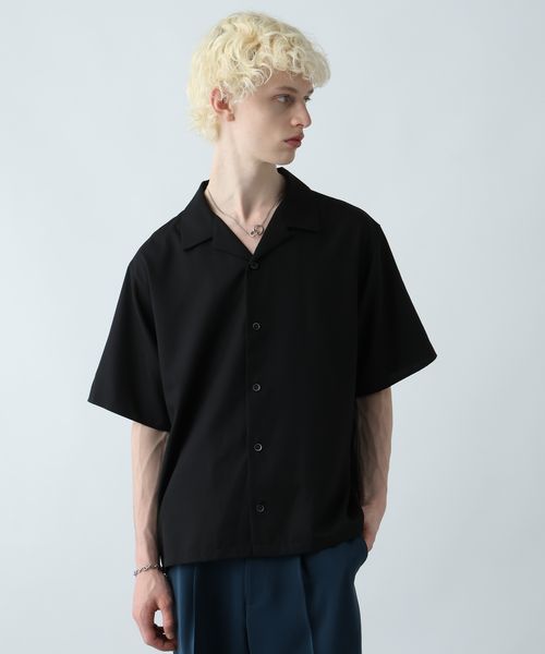 HARE LUXSカイキンシャツ ブラック M メンズインナー ハレ 577043 and ST アンドエスティ(旧ドットエスティ) HARE LUXSカイキンシャツ ブラック M メンズインナー ハレ 577043 and ST アンドエスティ(旧ドットエスティ)