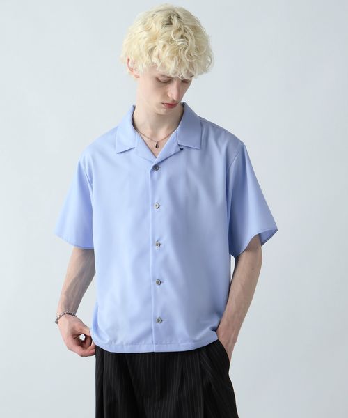 HARE LUXSカイキンシャツ ブルー M メンズインナー ハレ 577043 and ST アンドエスティ(旧ドットエスティ) HARE LUXSカイキンシャツ ブルー M メンズインナー ハレ 577043 and ST アンドエスティ(旧ドットエスティ)