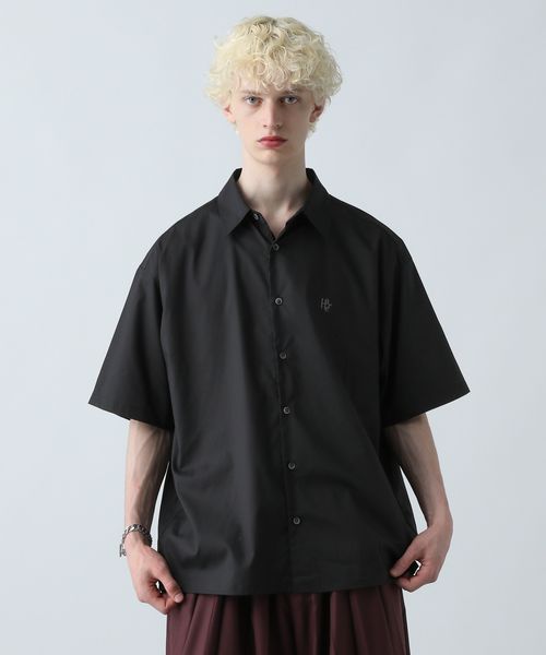 HARE HAREロゴブロードシャツ ブラック FREE メンズインナー ハレ 578361 and ST アンドエスティ(旧ドットエスティ) HARE HAREロゴブロードシャツ ブラック FREE メンズインナー ハレ 578361 and ST アンドエスティ(旧ドットエスティ)