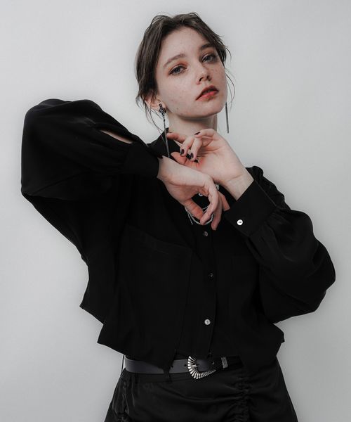 HARE 【LADIES】ポッケツキトロミシャツ ブラック FREE ウィメンズインナー ハレ 581292 and ST アンドエスティ(旧ドットエスティ) HARE 【LADIES】ポッケツキトロミシャツ ブラック FREE ウィメンズインナー ハレ 581292 and ST アンドエスティ(旧ドットエスティ)