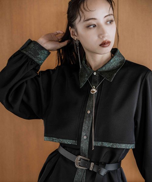 HARE 【SET UP対応 LADIES】ラメアートジャガードシャツ カーキ FREE ウィメンズインナー ハレ 583692 and ST アンドエスティ(旧ドットエスティ) HARE 【SET UP対応 LADIES】ラメアートジャガードシャツ カーキ FREE ウィメンズインナー ハレ 583692 and ST アンドエスティ(旧ドットエスティ)