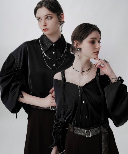 HARE 【LADIES】2WAYイソザイオフショルシャツ ブラック FREE ウィメンズインナー ハレ 587963 and ST アンドエスティ(旧ドットエスティ) HARE 【LADIES】2WAYイソザイオフショルシャツ ブラック FREE ウィメンズインナー ハレ 587963 and ST アンドエスティ(旧ドットエスティ)