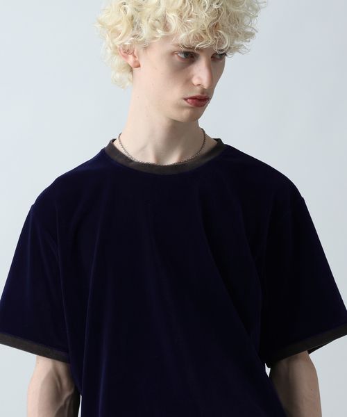 HARE クラシックリンガーTEE ダークブルー FREE メンズインナー ハレ 588251 and ST アンドエスティ(旧ドットエスティ) HARE クラシックリンガーTEE ダークブルー FREE メンズインナー ハレ 588251 and ST アンドエスティ(旧ドットエスティ)