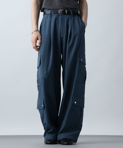 HARE 【SET UP対応】3Dカーゴパンツ ブルー S メンズボトムス ハレ 588937 and ST アンドエスティ(旧ドットエスティ) HARE 【SET UP対応】3Dカーゴパンツ ブルー S メンズボトムス ハレ 588937 and ST アンドエスティ(旧ドットエスティ)