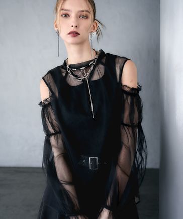 ellie オフショルダートップス　ブラック⭐︎ Harley Davidson エッセンシャル ブリン オフショルダー