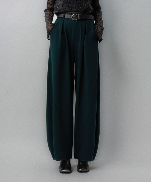 HARE 【LADIES】ツイルワイドカーブパンツ カーキ FREE ウィメンズボトムス ハレ 592959 and ST アンドエスティ(旧ドットエスティ) HARE 【LADIES】ツイルワイドカーブパンツ カーキ FREE ウィメンズボトムス ハレ 592959 and ST アンドエスティ(旧ドットエスティ)