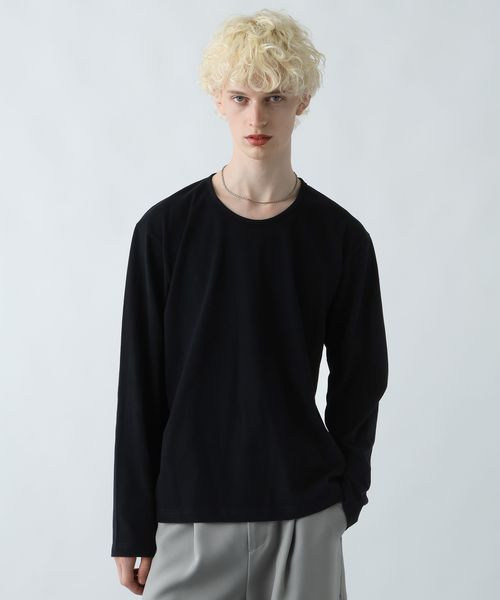 HARE ユルネックベーシックカットLS ブラック S メンズインナー ハレ 594126 and ST アンドエスティ(旧ドットエスティ) HARE ユルネックベーシックカットLS ブラック S メンズインナー ハレ 594126 and ST アンドエスティ(旧ドットエスティ)